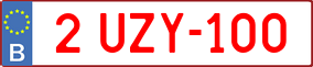 Truck License Plate